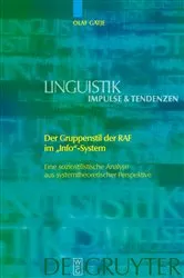 Book cover of Der Gruppenstil der RAF im 