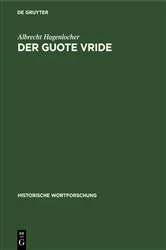 Book cover of Der guote vride by Albrecht Hagenlocher