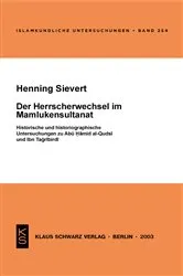 Book cover of Der Herrscherwechsel im Mamlukensultanat by Henning Sievert