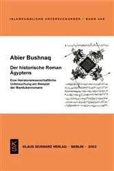 Book cover of Der historische Roman Ägyptens by Abier Bushnaq
