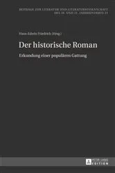 Book cover of Der historische Roman by Hans-Edwin Friedrich