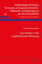 Book cover of Der Humor in der vergleichenden Werbung by Unknown