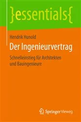 Book cover of Der Ingenieurvertrag by Hendrik Hunold