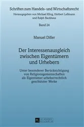 Book cover of Der Interessenausgleich zwischen Eigentuemern und Urhebern by Ralph Backhaus