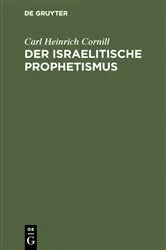 Book cover of Der israelitische Prophetismus (6th ed.) by Unknown