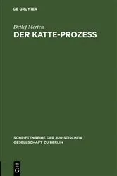 Book cover of Der Katte-Prozeß by Unknown
