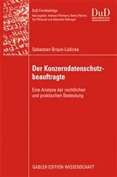 Book cover of Der Konzerndatenschutzbeauftragte by Unknown