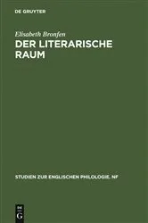 Book cover of Der literarische Raum by Elisabeth Bronfen