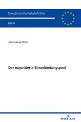 Book cover of Der majorisierte Stimmbindungspool by Constanze Roth