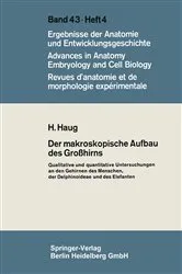 Book cover of Der makroskopische Aufbau des Großhirns by H. Haug