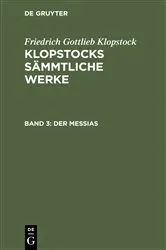 Book cover of Der Messias, Band 3 by Friedrich Gottlieb Klopstock
