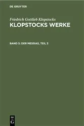 Book cover of Der Messias, Teil 3 by Friedrich Gottlieb Klopstocks