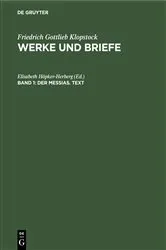 Book cover of Der Messias. Text by Elisabeth Höpker-Herberg