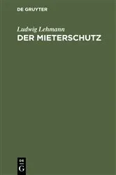 Book cover of Der Mieterschutz by Unknown
