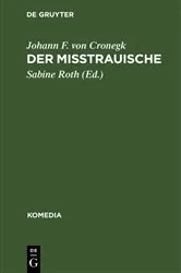 Book cover of Der Mißtrauische by Johann F. von Cronegk