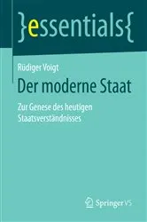 Book cover of Der moderne Staat by Rüdiger Voigt
