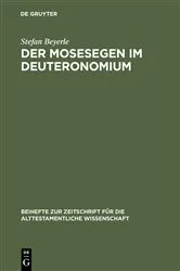 Book cover of Der Mosesegen im Deuteronomium by Stefan Beyerle