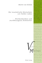 Book cover of Der musikalische Wortschatz von Notker Labeo by Peter M. Krakauer