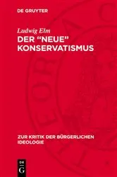 Book cover of Der „neue“ Konservatismus by Ludwig Elm