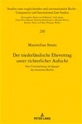Book cover of Der niederlaendische Ehevertrag unter richterlicher Aufsicht by Unknown