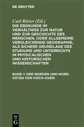 Book cover of Der Norden und Nord-Osten von Hoch-Asien (2nd ed.) by Carl Ritter