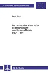 Book cover of Der ordo-soziale Wirtschafts- und Rechtsbegriff von Hermann Roesler (1834-1894) by Unknown