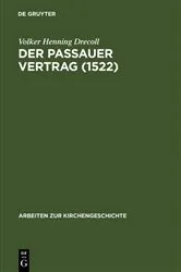 Book cover of Der Passauer Vertrag (1552) by Volker Henning Drecoll