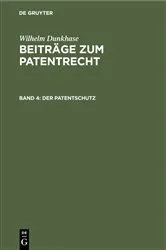 Book cover of Der Patentschutz by Unknown