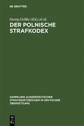 Book cover of Der polnische Strafkodex by Georg Geilke