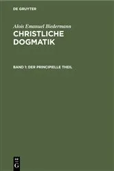 Book cover of Der principielle Theil (2nd ed.) by Alois Emanuel Biedermann
