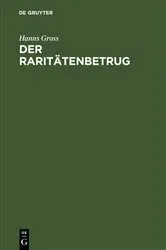 Book cover of Der Raritätenbetrug by Hanns Gross