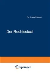Book cover of Der Rechtsstaat by Rudolf Gneist