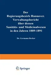 Book cover of Der Regierungsbezirk Hannover by Hermann Becker
