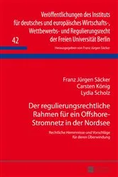 Book cover of Der regulierungsrechtliche Rahmen fuer ein Offshore-Stromnetz in der Nordsee by Unknown