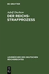 Book cover of Der Reichs-Strafprozeß (3rd ed.) by Unknown