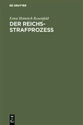 Book cover of Der Reichs-Strafprozeß (4th ed.) by Unknown