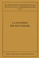 Book cover of Der Ricci-Kalkül by J. A. Schouten