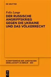 Book cover of Der russische Angriffskrieg gegen die Ukraine und das Völkerrecht by Unknown