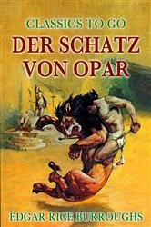 Book cover of Der Schatz von Opar by Edgar Rice Burroughs