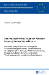 Book cover of Der sozialrechtliche Schutz von Rentnern im europaeischen Sekundaerrecht by Unknown