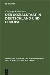 Book cover of Der Sozialstaat in Deutschland und Europa by Christoph Enders