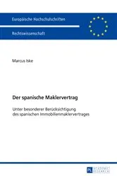 Book cover of Der spanische Maklervertrag by Marcus Iske