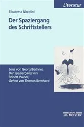 Book cover of Der Spaziergang des Schriftstellers by Elisabetta Niccolini