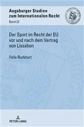 Book cover of Der Sport im Recht der EU vor und nach dem Vertrag von Lissabon by Unknown