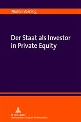 Book cover of Der Staat als Investor in Private Equity by Unknown