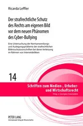 Book cover of Der strafrechtliche Schutz des Rechts am eigenen Bild vor dem neuen Phaenomen des Cyber-Bullying by Georgios Gounalakis