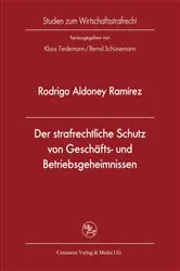 Book cover of Der strafrechtliche Schutz von Geschäfts- und Betriebsgeheimnissen by Unknown