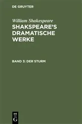 Book cover of Der Sturm by August Wilhelm Schlegel