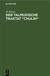 Book cover of Der talmudische Traktat „Chulin“ by M. Rawicz