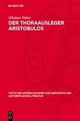Book cover of Der Thoraausleger Aristobulos by Nikolaus Walter